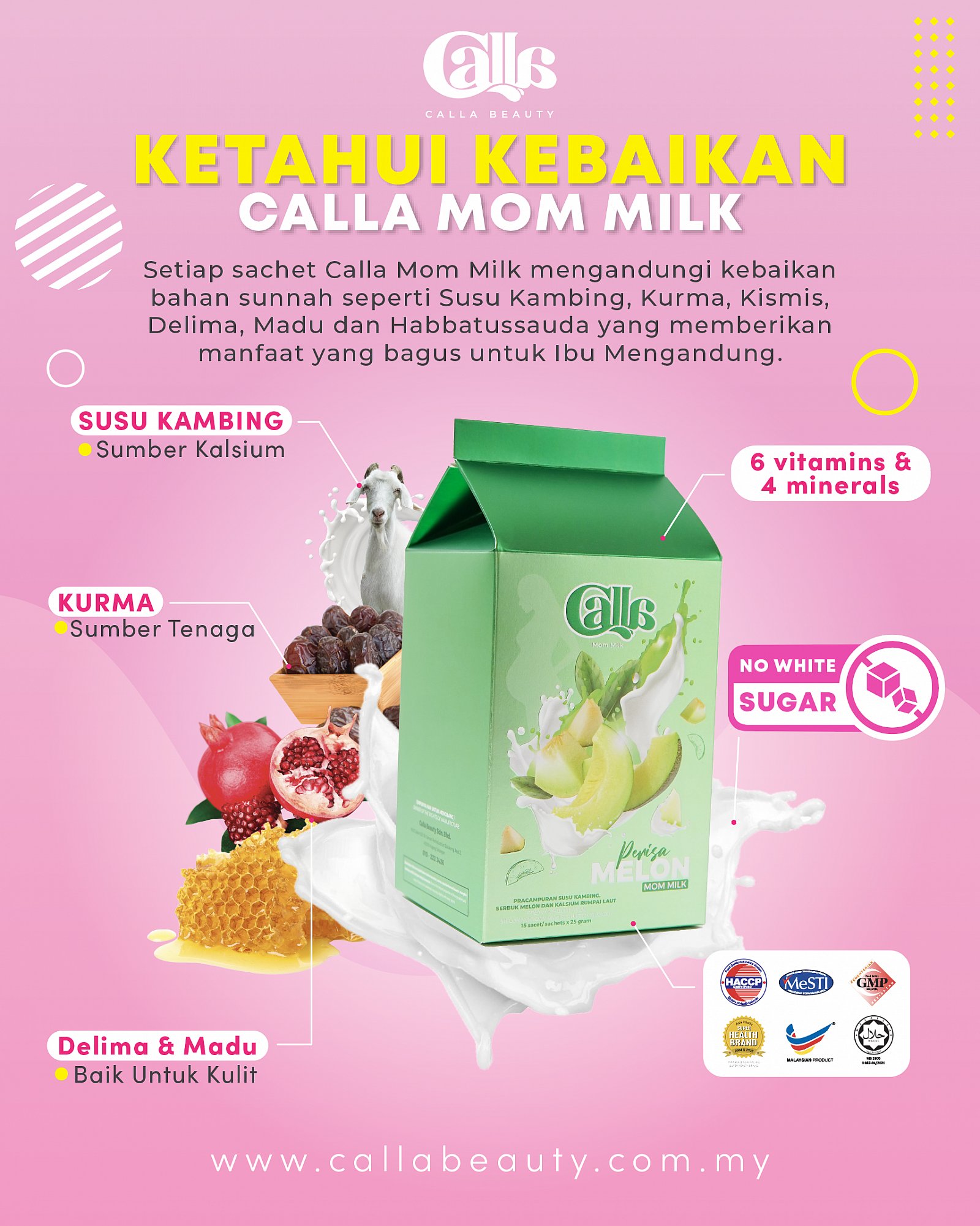Farah Fakhira x Calla Milk - Combo 3 Box